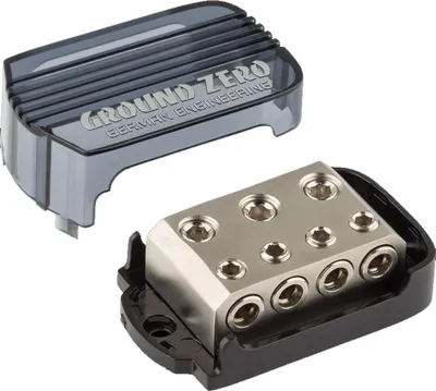 Produktbild von Ground Zero | GZDB 3.50/4.20 | Verteilerblock 3 x 50mm³ / 4 x 20mm²