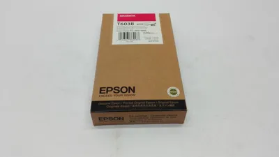Produktbild von Epson Singlepack Magenta T603B00, 220 ml, Magenta, Tinte auf Pigmentbasis, 220 ml, 1 Stück(e)