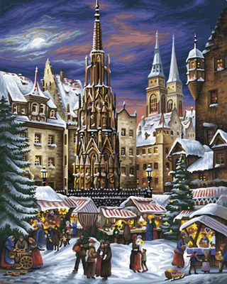 Produktbild von Noris Spiele Malen nach Zahlen - Der Nürnberger Christkindelsmarkt; 609130336