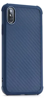 Immagine prodotto di cofi1453® Custodia corazzata Bumper Roar Carbon Armor Custodia protettiva per Samsung Galaxy S10 G973F Custodia in silicone Accessori Borsa Guscio Armatura in Blu