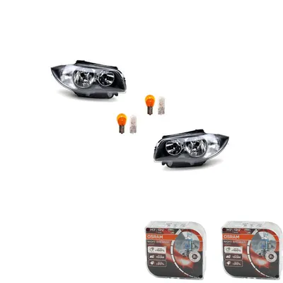 Immagine prodotto di Johns, fari + Osram Night Breaker Laser adatto per BMW Serie 1 E81 E82 E87 E88 L R 63117249649 7249649 63117249650 7249650