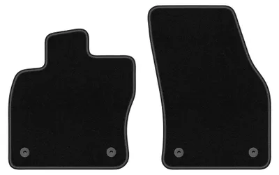 Immagine prodotto di Tappetini anteriori in moquette per Audi Q2 2016- (crossover) – 2 pezzi, neri, su misura – Wielganizator BASIC