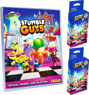 Produktbild von Panini Stumble Guys Karten Serie 2 - Sammelkarten Trading Cards - 1 Mappe + 2 Blister