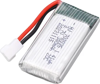 Zdjęcie produktu dla Bateria litowa do drona 3.7V 380mAh 20C z wtyczką XH2.54 702035 RC Drone Lipo Battery for Accessory