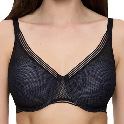 Immagine prodotto di Triumph Infinite Sensation W01 reggiseno minimizzatore Coppe non imbottite in mesh leggero, reggiseno minimizzatore che riduce visivamente di una taglia la coppa, sezione laterale e schiena in jersey delicatamente modellante