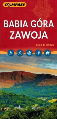 Produktbild von Babia Góra und Zawoja 1:30.000. Touristenkarte. Ausgabe 2024. Kompass