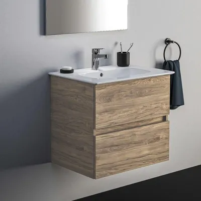 Produktbild von Ideal Standard Eurovit+ Möbelpaket mit Waschtisch 61 cm und Unterschrank 60 cm, 2 Auszüge