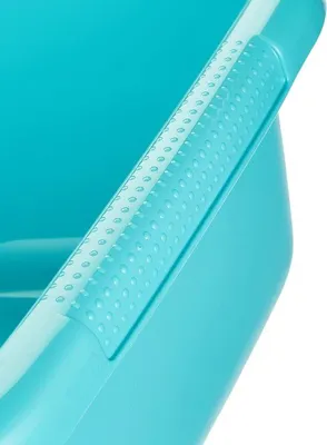 Zdjęcie produktu dla Pojemnik do przechowywania Ibzoa® wykonany z tworzywa sztucznego, 9 litrów – prostokątny, turkusowy, wymiary 38,5 x 31 x 12,7 cm, wolny od BPA, stabilny i lekki, do użytku wewnątrz i w miejscach chronionych przed warunkami atmosferycznymi