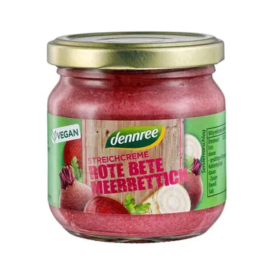 Produktbild von Streichcreme - Rote Bete Meerrettich 180g