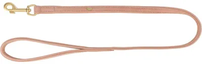Produktbild von TRIXIE Hundeleine Pure aus Nubukleder mit Handschlaufe - rosa - 1,00 m/15 mm