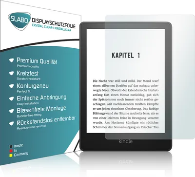 Produktbild von 2x Slabo Displayschutzfolie für Amazon Kindle Paperwhite (11. Generation | 2021) KLAR "Crystal Clear" Displayfolie Schutzfolie Folie