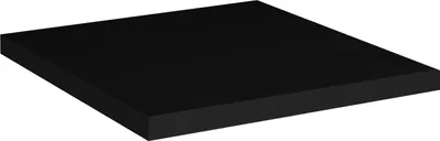 Zdjęcie produktu dla Blat Łazienkowy 30 Cm Czarny Mat Mdf Pvc Do Zabudowy Wnęk