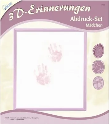 Produktbild von Kreativ Set Erinnerungen Abdruck-Set Leinwand Mädchen