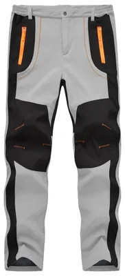 Obrázok produktu pre Pánske outdoorové nohavice – vodeodolné a vetruodolné – svetlosivé