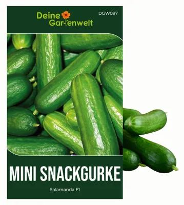 Produktbild von Mini Snackgurke Salamanda F1 Samen - Cucumis sativus - Gurkensamen - Gemüsesamen - Saatgut für 6-8 Pflanzen