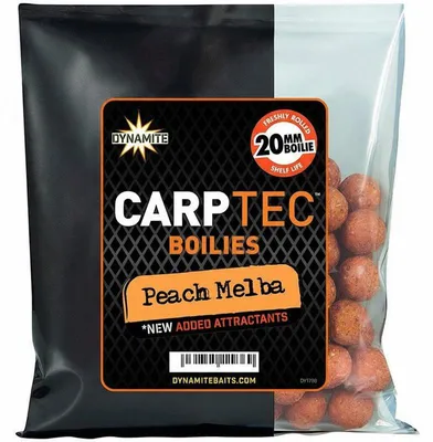 Produktbild von Dynamite Baits Carptec Boilies 300 g Peach Melba 20 mm