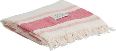 Produktbild von GANT Baumwolle LINEN STRIPE Tagesdecke 130x180cm Farbe WATERMELON PINK