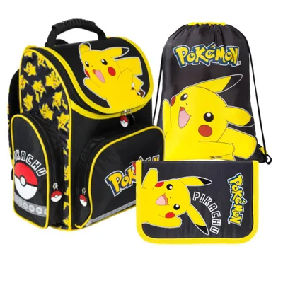 Obrázok produktu pre Pokémon Pikachu St. Majewski 3-dielna školská sada