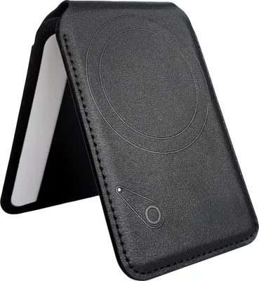 Image de Scapade MagCard Porte-cartes magnétique avec Find My – Suivi Apple Find My Intégré – Peut Stocker Jusqu'à 3 Cartes – Compatible avec Technologie MagSafe iPhone - Noir