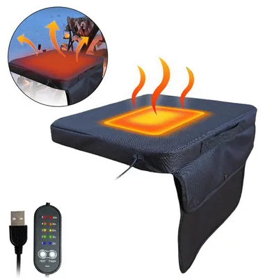 Produktbild von Tragbare beheizbare Stadionkissen 2er-Set – 5 Timer, Tragegriff, wasserdicht, Indoor & Outdoor