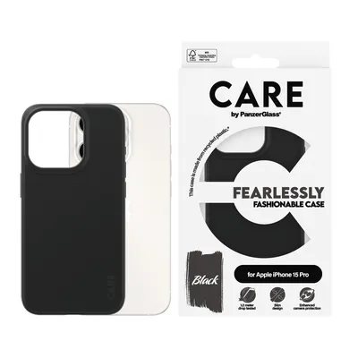 Image de Care By Panzerglass Etui Fearlessly Fashionable Pour Iphone 15 Pro - Noir