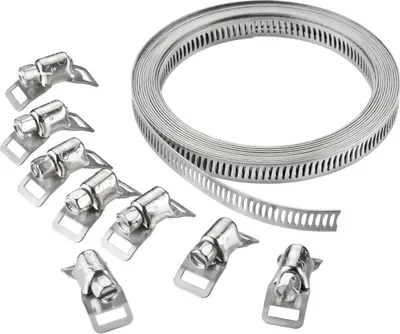 Produktbild von WERKZEYT Schlauchschellen Endlosband Edelstahl rostfrei, Breite: 8 mm, Länge: 3 m