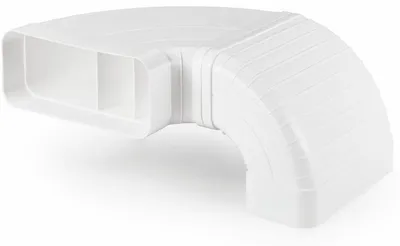 Produktbild von flow 150 Rohrset für Downdraft, weiß / Compair flow 150 (System Ø 150)