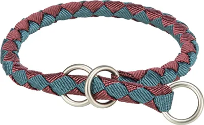Produktbild von Trixie Zug-Stopp-Halsband Cavo sangria/petrol, Größe: L-XL