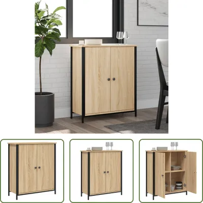 Zdjęcie produktu dla Kredens The Living Store dąb sonoma 70x30x80 cm materiał drewnopochodny