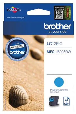 Produktbild von Brother LC12EC Druckerpatrone 1 Stück(e) Original Cyan