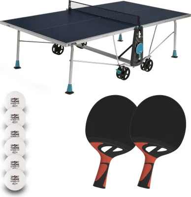 Produktbild von Cornilleau Tischtennis-Set "200X Outdoor", Blau