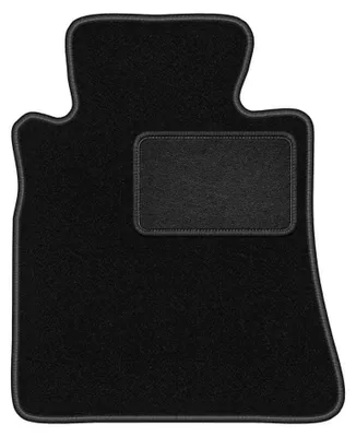 Produktbild von Fahrermatte Velours für Mercedes SD W126 1979-1991 (Limousine) – 1-tlg, Schwarz, passgenau – Wielganizator LUX