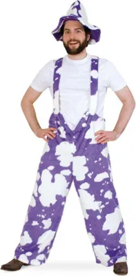 Produktbild von Latzhose Kuh lila XL