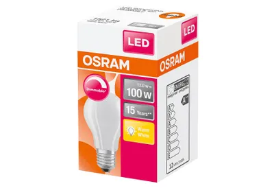 Obrázek produktu pro OSRAM LED žárovka E27 12W matná stmívaná
