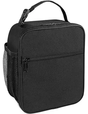 Produktbild von Isolierte Picknicktas - Picknicktas - Handtas - Unisex - Lekvrije dubbele Schließung - Opbergfach aus Mesh - Geeignet für Arbeit/Picknicks - Polyester - Schwarz