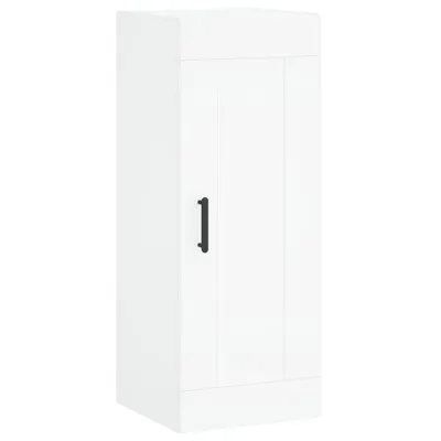 Image de Armoire murale blanc 34,5x34x90 cm bois d'ingénierie