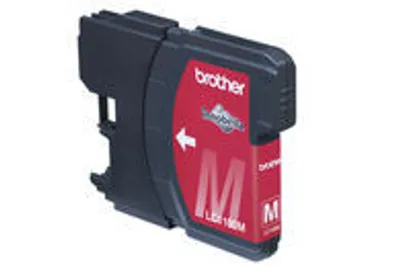 Produktbild von Brother LC-1100M, Magenta Blister Pack, Magenta, Tinte auf Pigmentbasis