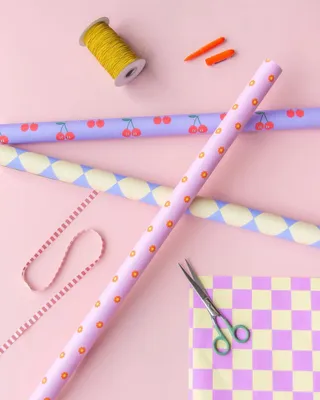 Produktbild von Geschenkpapier Ole- Rollerheart, Farbe:apricot