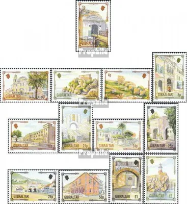 Produktbild von Briefmarken Gibraltar 1993 Mi 662-674 (kompl.Ausg.) postfrisch Architektur