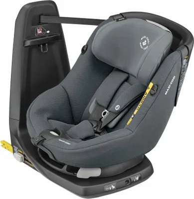 Produktbild von Maxi-Cosi AxissFix i-Size Autositz, 360° drehbarer Kindersitz mit ISOFIX und Liegeposition, nutzbar ab ca. 4 Monate bis 4 Jahre, Authentic Graphite