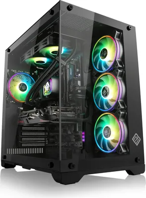Zdjęcie produktu dla Komputer do gier CSL z procesorem AMD Ryzen 5 7600X (5200 MHz), kartą graficzną GeForce RTX 4060, 16 GB pamięci RAM DDR5, dyskiem twardym 1000 GB i portem USB 3.2 | M10510