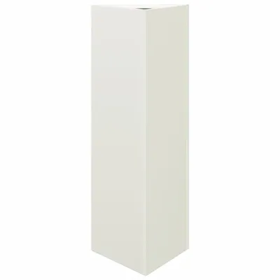 Produktbild von Pflanzkübel Weiß Dreieckig 30x26x75 cm Stahl
