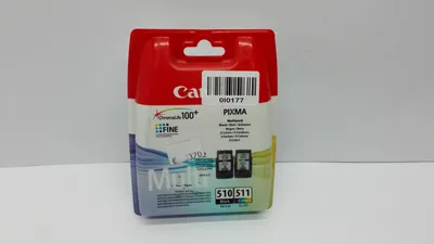 Produktbild von Canon PG-510/CL-511 BK/C/M/Y Multipack, Standardertrag, Schwarz, Cyan, Magenta, Gelb, 2 Stück(e), 300 Seiten, Multipack