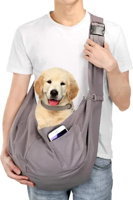 Produktbild von Tragetasche für kleine Hunde und Katzen, Tragfähigkeit bis zu 15 kg, bequem und verstellbar, ideal für Wanderungen, Outdoor-Aktivitäten und Wochenendausflüge - Ownpets