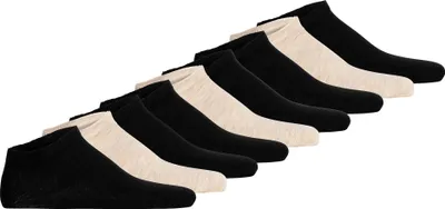 Produktbild von Hudson Uni Sneakersocken, 9er Pack - Easy, Komfortbund, kurze Socken, einfarbig Schwarz/Beige 35-38