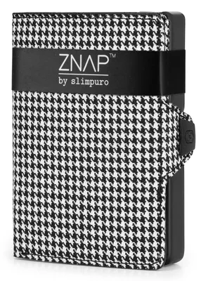 Produktbild von Slimpuro Geldbörse Herren, Slim Wallet mit RFID Schutz, Leder-Geldbörse Herren Klein mit Münzfach, Portmonee für Herren und Damen, Kartenetui & Geldbeutel für Herren, Brieftasche für 12 Karten