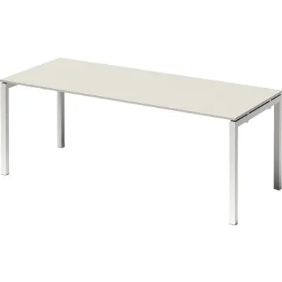 Produktbild von BISLEY Schreibtisch Cito Maße: 200 x 74 x 80 cm (B x H x T) 3-Schicht-Spanplatte, melaminharz Farbe der Tischplatte: grauweiß