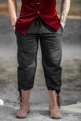 Produktbild von Mittelalterhose Schwarz "Jören" L