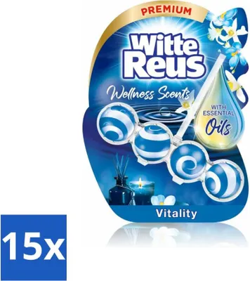Produktbild von Witte Reus - Wellness Scents Toilettenblock - Vitalität - 1 Toilettenblock - Vorteilspack - 15 Stücke