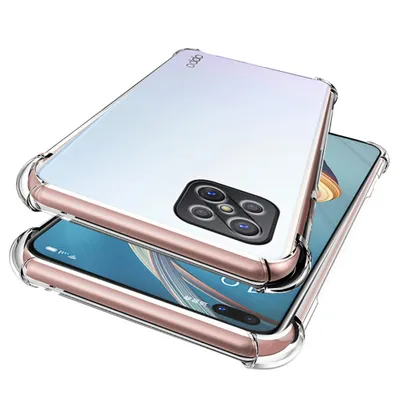 Immagine prodotto di OPPO A92S Custodia, paraurti trasparente in TPU morbido, custodia protettiva antiurto per OPPO A92S